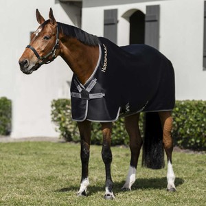 Horseware Horseware Rambo Airmax Cooler in Black/Thunderstorm Grey