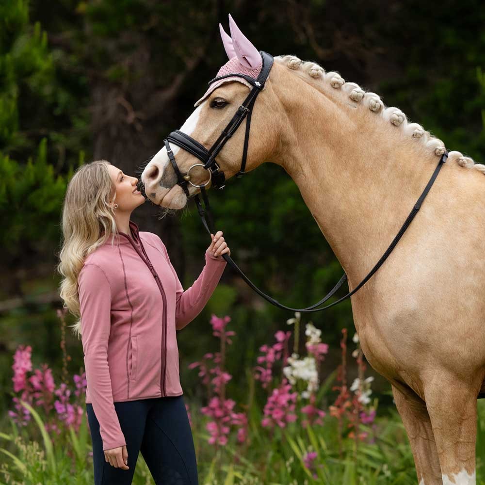 LeMieux Faye Zip Fleece Pink