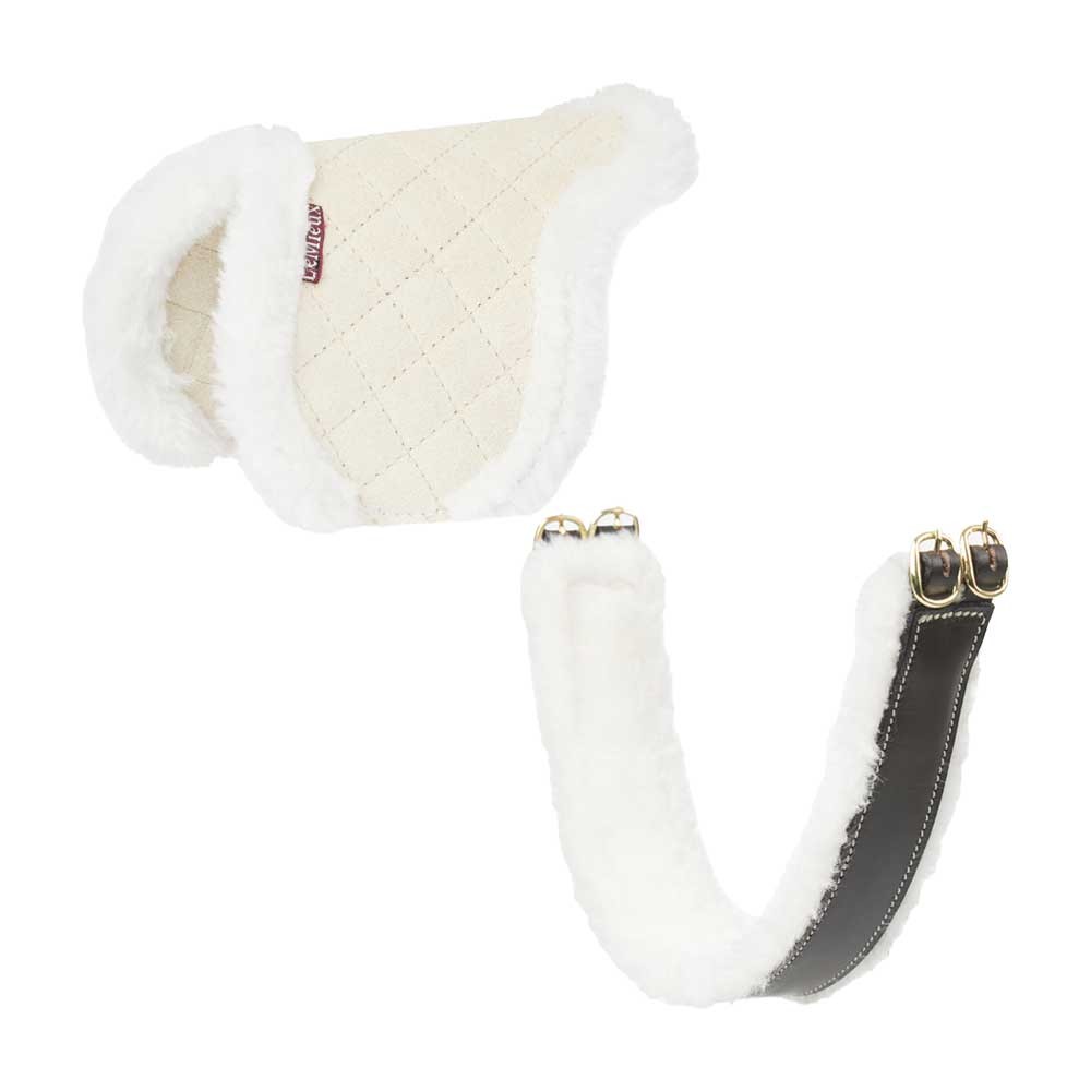 LeMieux LeMieux Toy Pony Hunter Saddle Pad & Girth in Brown/White