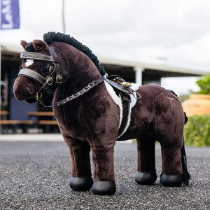 LeMieux LeMieux Toy Pony Hunter Saddle Pad & Girth in Brown/White