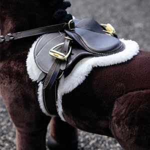 LeMieux LeMieux Toy Pony Hunter Saddle Pad & Girth in Brown/White