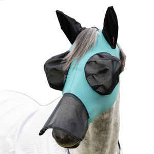 LeMieux LeMieux Bug Relief Full Fly Mask in Lagoon
