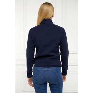 Holland Cooper Holland Cooper Sporting Heritage Zip Henley in Ink Navy