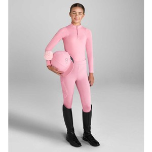 Aztec Diamond Aztec Diamond Pink Young Rider Base Layer in Coral