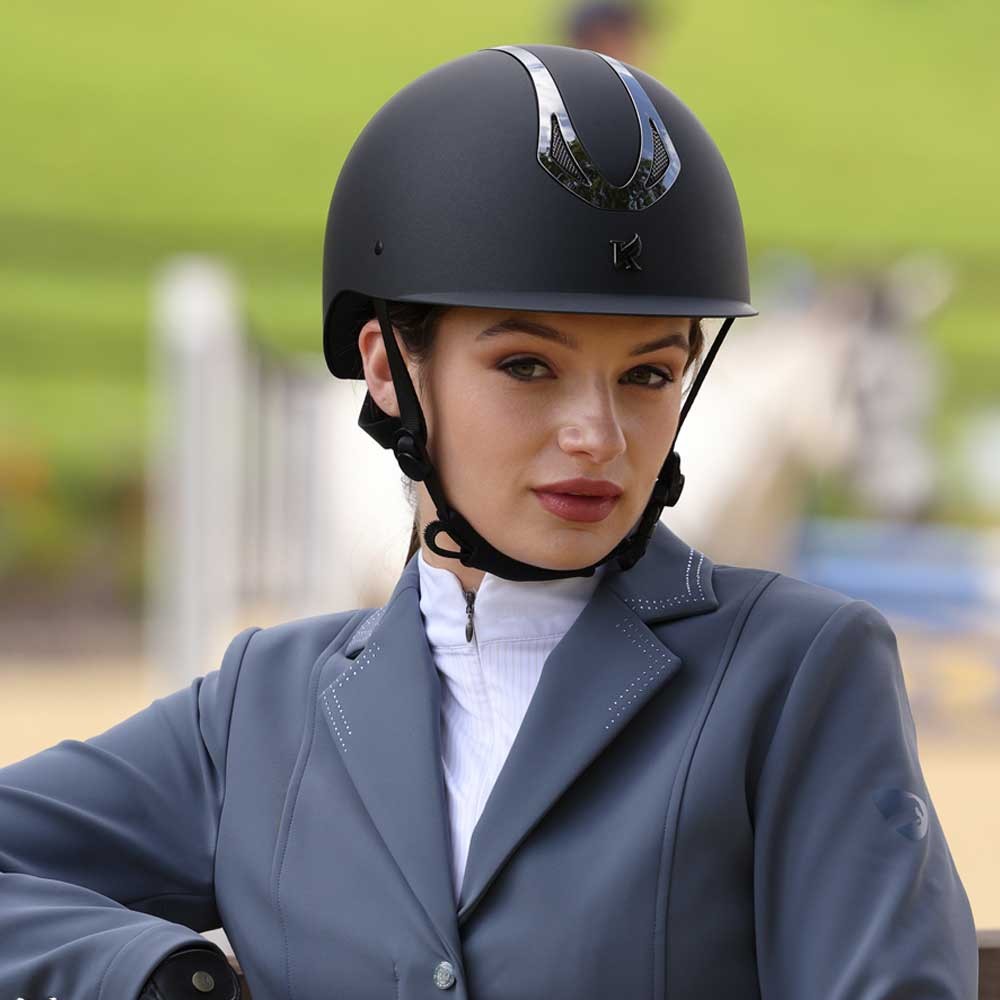 Shires Karben Sonic ID Riding Hat Black