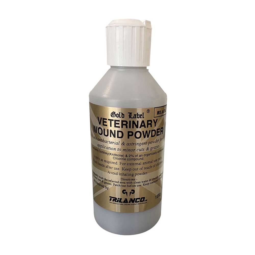 Gold Label Gold Label Veterinary Wound Powder in Black