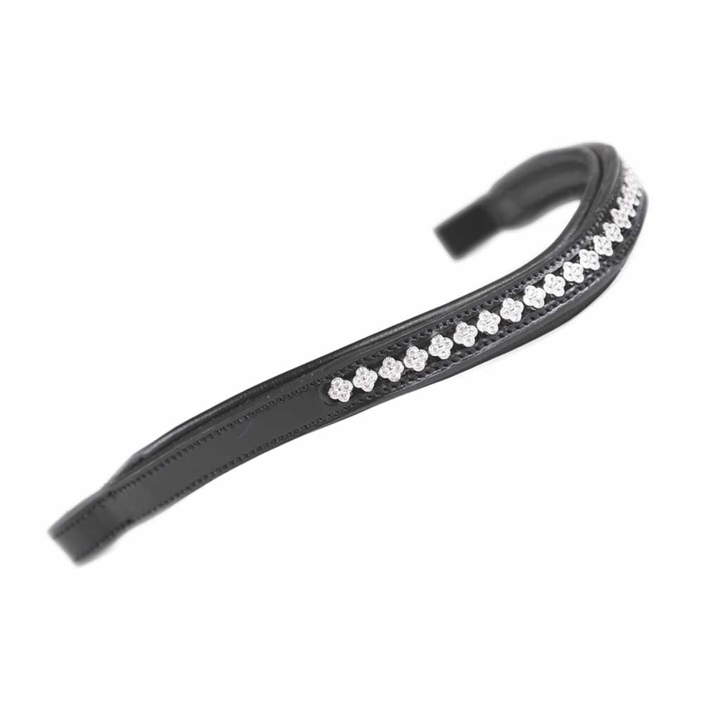 Shires Shires Velociti Gara Flower Diamante Browband in Black