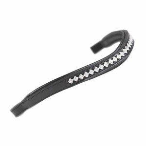Shires Shires Velociti Gara Flower Diamante Browband in Black