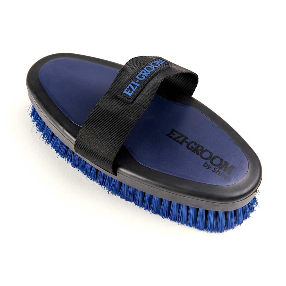 Shires Shires Ezi-Groom Body Brush in Navy