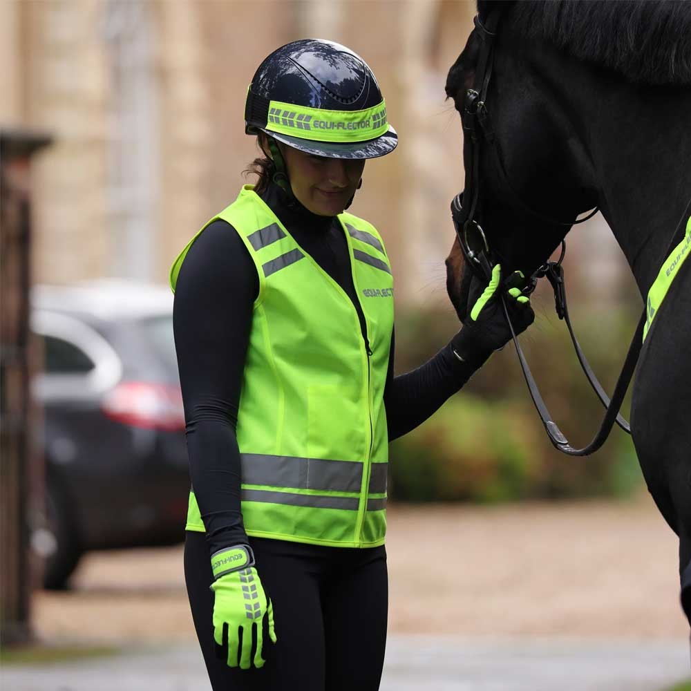 Shires Equi-Flector Safety Vest SS25 Yellow