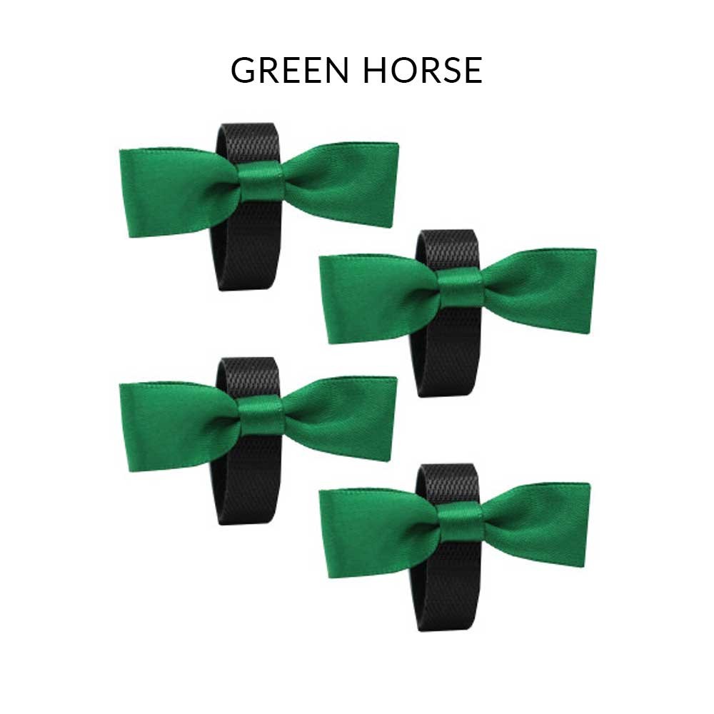 Equetech Equetech Horse Bridle Warning Ribbons in Green