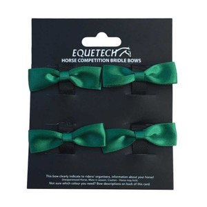 Equetech Equetech Horse Bridle Warning Ribbons in Green