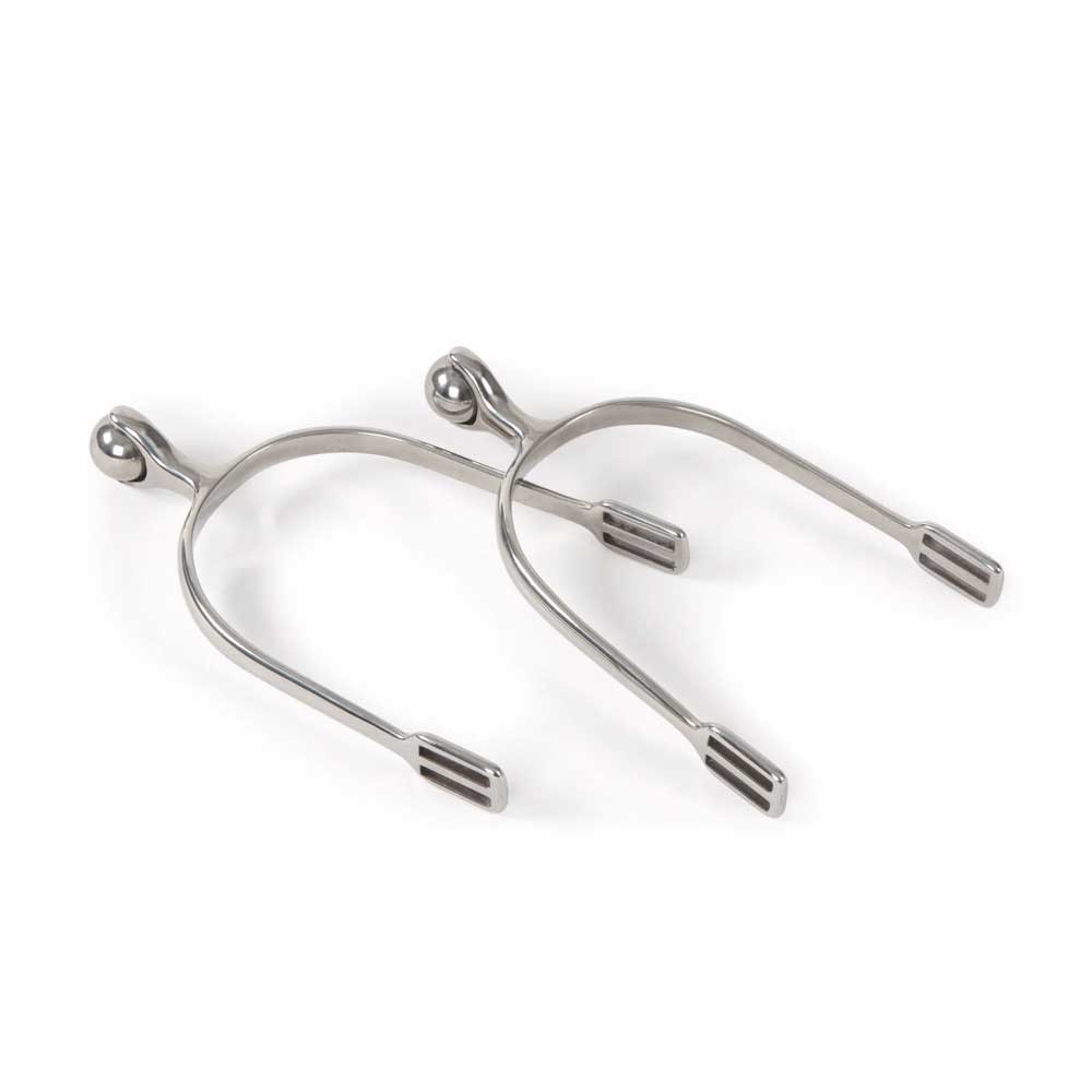Shires Shires Roller Ball Spurs in Steel