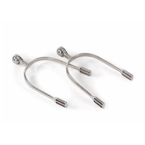 Shires Shires Roller Ball Spurs in Steel