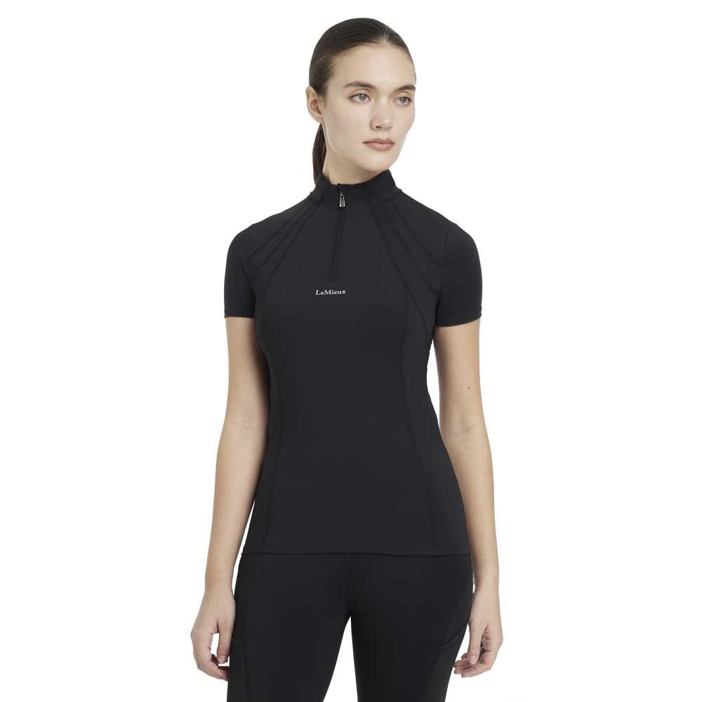LeMieux LeMieux Mia Mesh Short Sleeve Base Layer in Black