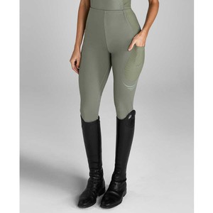 Aztec Diamond Aztec Diamond Define Full Seat Riding Leggings in Sage