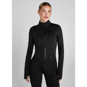 Aztec Diamond Aztec Diamond Define Cropped Fitted Jacket in Black
