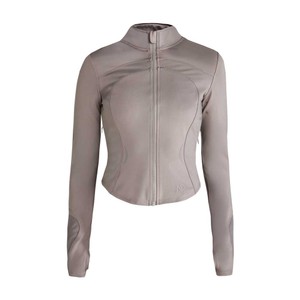 Aztec Diamond Aztec Diamond Define Cropped Fitted Jacket in Truffle