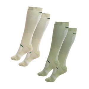 Aztec Diamond Aztec Diamond Define Socks Two Pack in Sage/Truffle