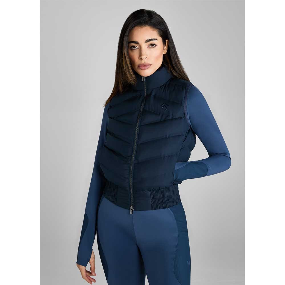 Aztec Diamond Lightweight Gilet Navy