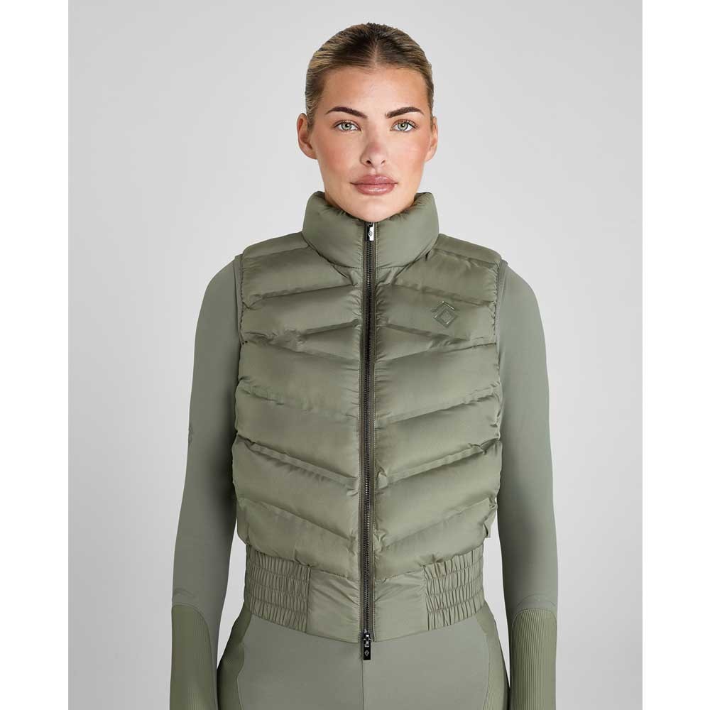 Aztec Diamond Lightweight Gilet Green
