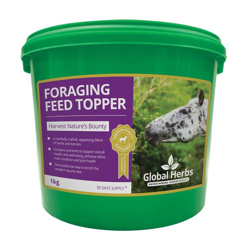 Global Herbs Global Herbs Foraging Feed Topper 1kg 