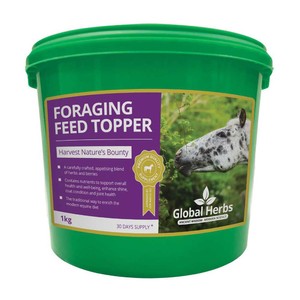 Global Herbs Global Herbs Foraging Feed Topper 1kg 