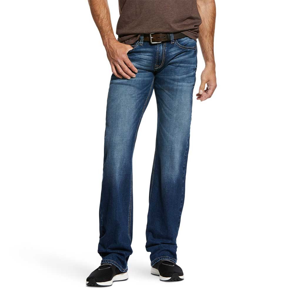 Ariat Mens M7 Nassau Stackable Straight Leg Jeans Blue