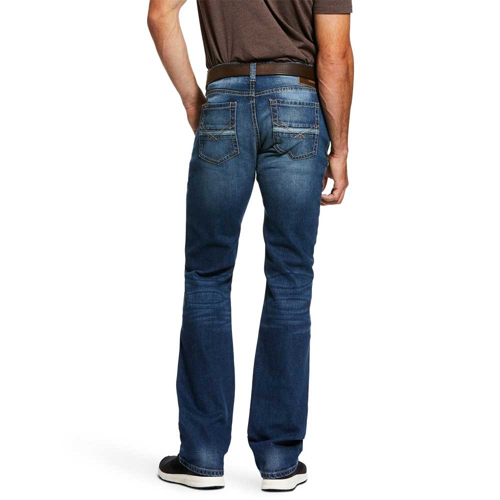 Ariat Mens M7 Nassau Stackable Straight Leg Jeans Blue