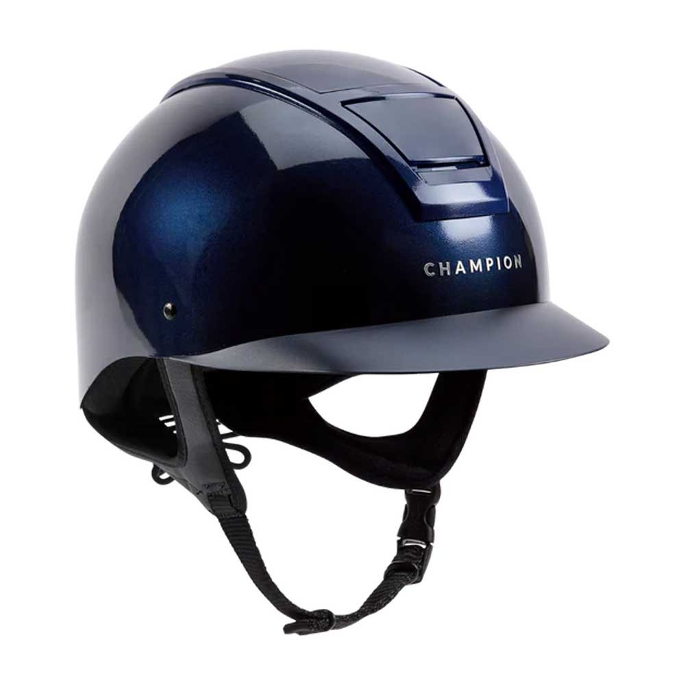 Champion Champion Insight Riding Hat in Metallic Navy/Gloss Navy/Metallic Navy