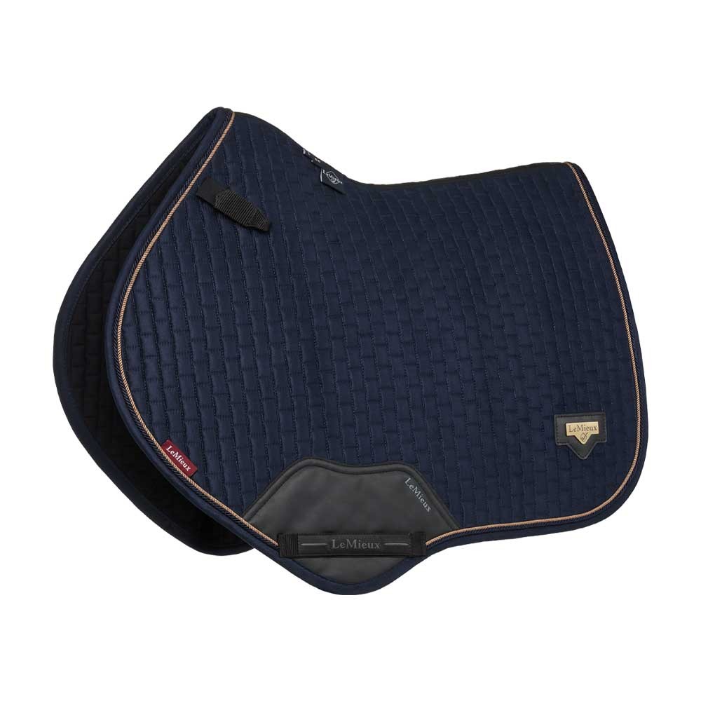LeMieux LeMieux Puissance Suede Close Contact Square in Navy