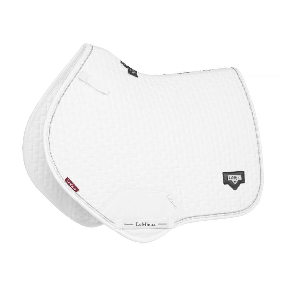 LeMieux LeMieux Puissance Suede Close Contact Square in White