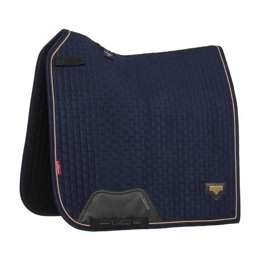 LeMieux LeMieux Puissance Suede Dressage Square in Navy