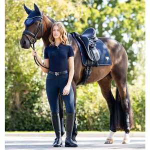 LeMieux LeMieux Puissance Suede Dressage Square in Navy