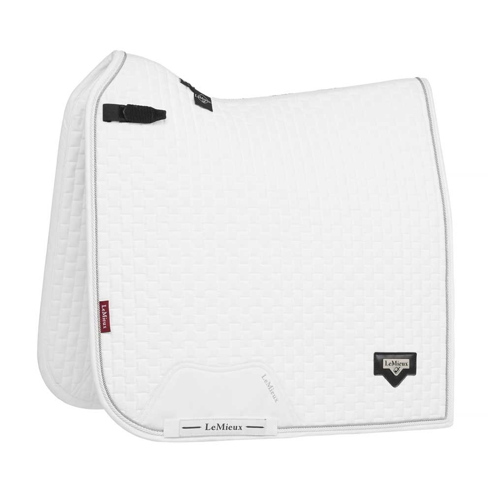 LeMieux LeMieux Puissance Suede Dressage Square in White