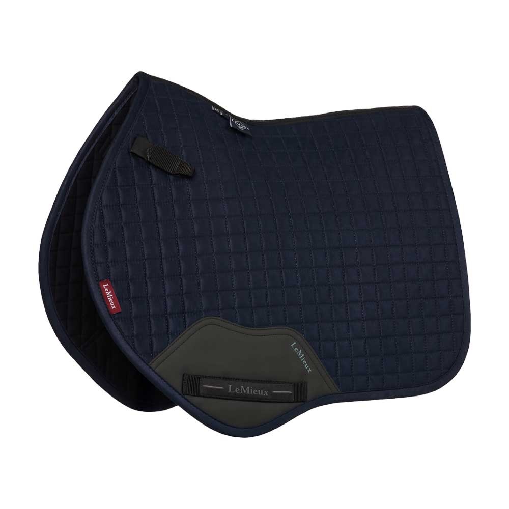 LeMieux LeMieux Mini Suede Close Contact Classic Square in Navy