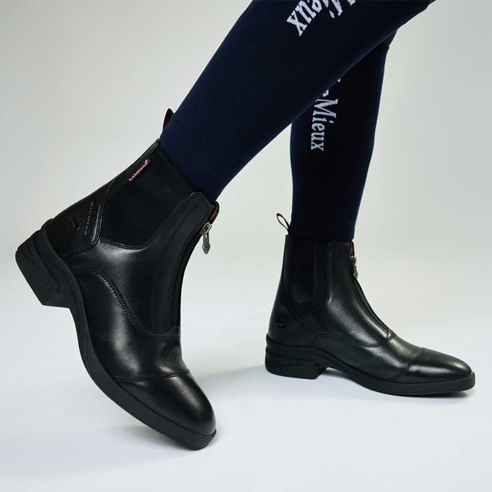 LeMieux Junior Zip Paddock Boots Black