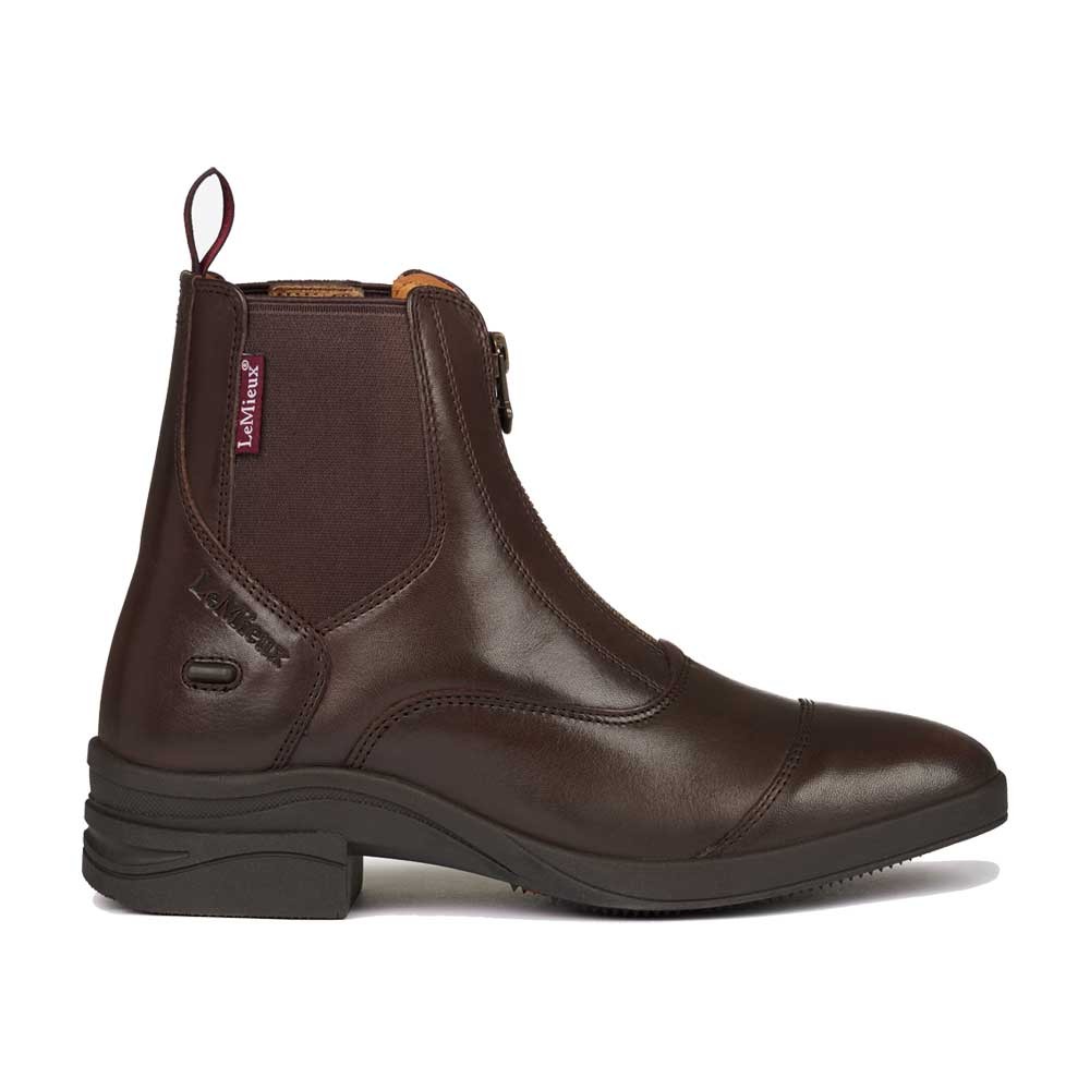 LeMieux Junior Zip Paddock Boots Brown