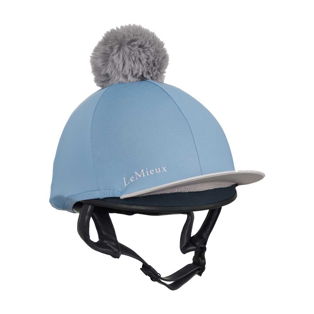 LeMieux Classique Pom Hat Silk Blue