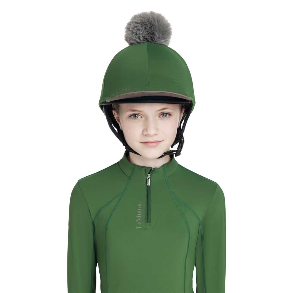LeMieux Classique Pom Hat Silk Green