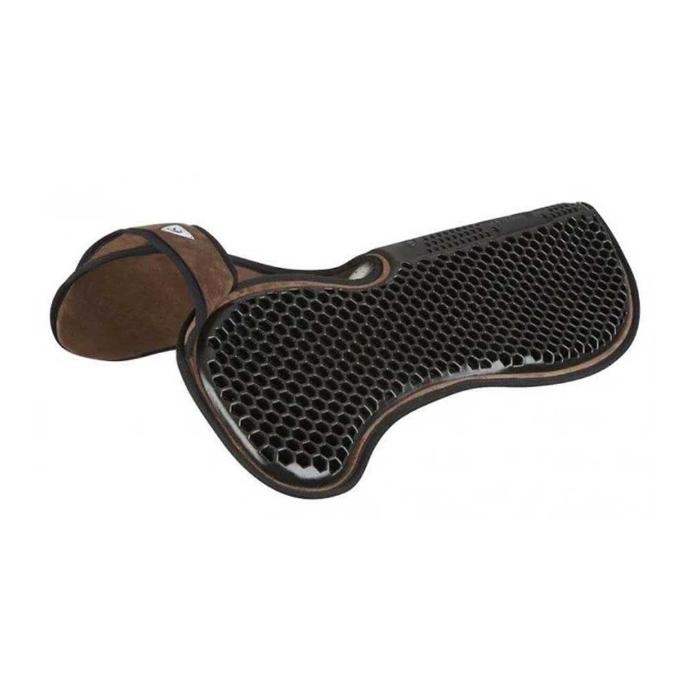 Acavallo Acavallo Withers Free Hexagonal Gel Half Pad in Brown