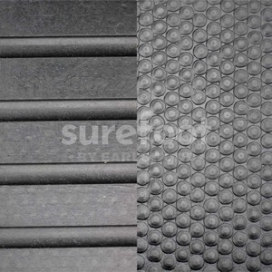 Earlswood Earlswood Surefoot 14mm Wycombe Stable Mat in Black