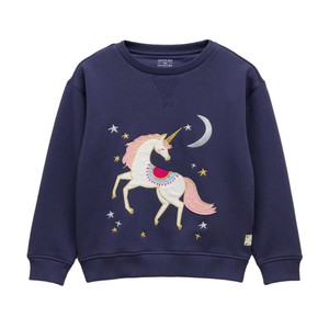 Joules Joules Kids Mackenzie Sweatshirt in Navy Horse