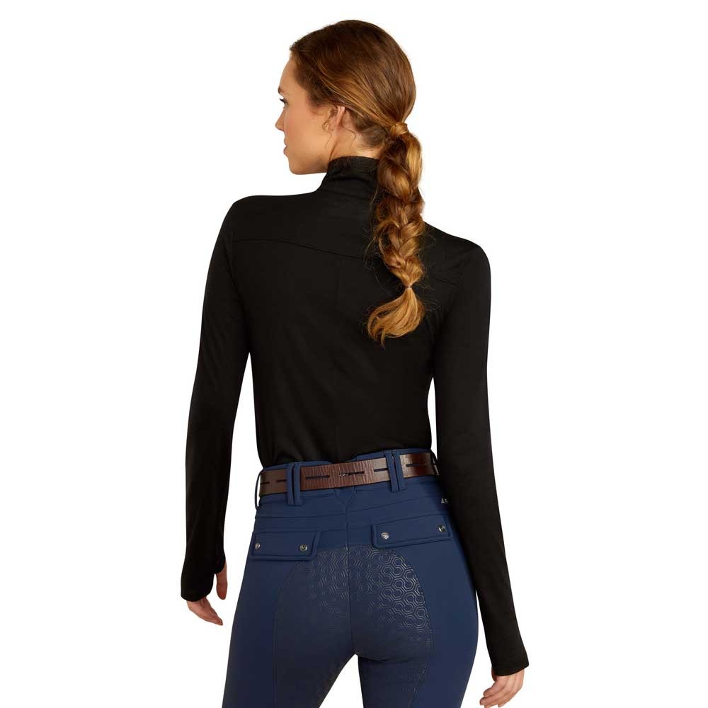 Ariat Cheviot 1/4 Zip Base Layer Black