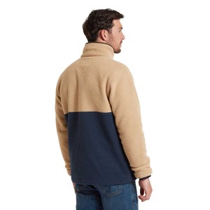 Schoffel Schoffel Berkeley Retro 1/4 Zip Fleece in True Navy/Tan