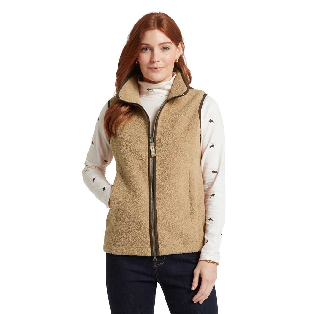 Schoffel Lyndon Retro Fleece Gilet Tan