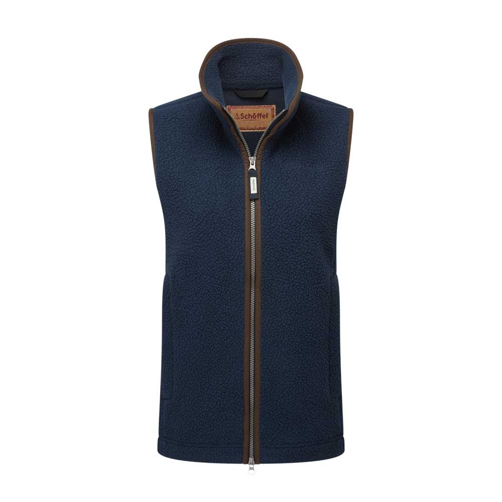 Schoffel Lyndon Retro Fleece Gilet Navy