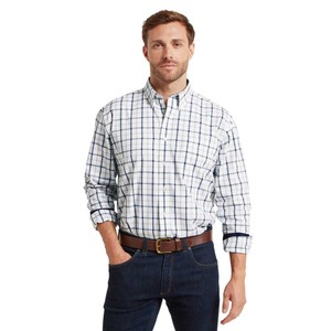 Schoffel Schoffel Brancaster Shirt in Oxford Navy Check