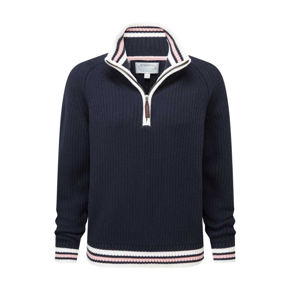 Schoffel Havelet Bay 1/4 Zip Jumper Navy