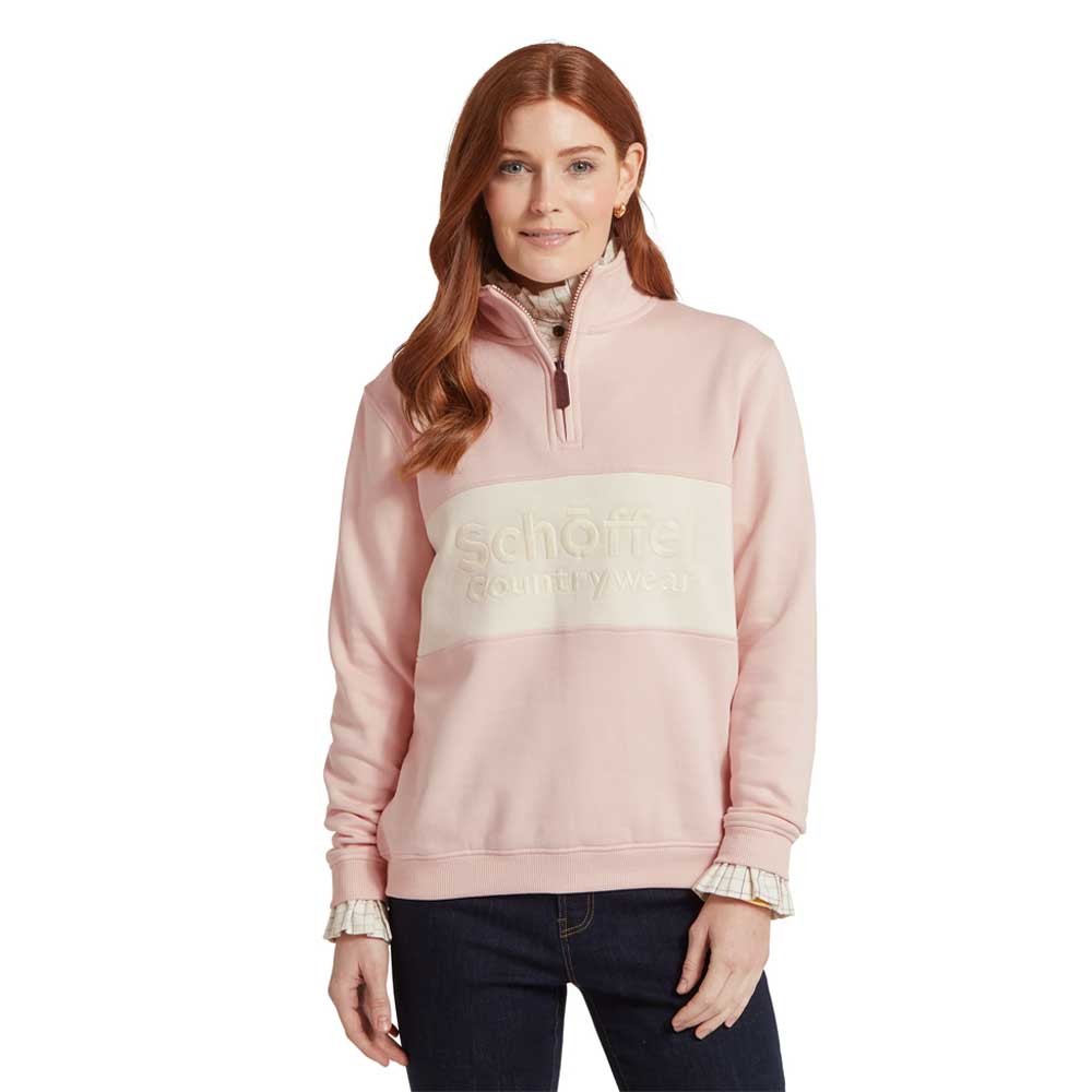 Schoffel St Agnes 1/4 Zip Sweatshirt Pink